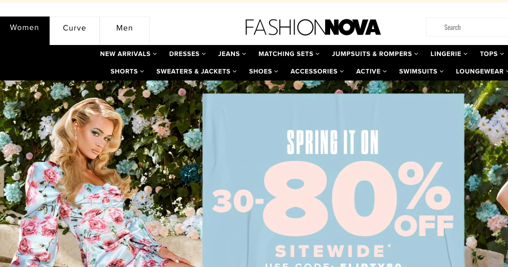 Sites Like Fashion Nova