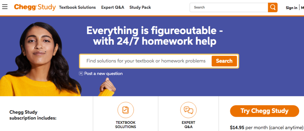 problem solving sites like chegg